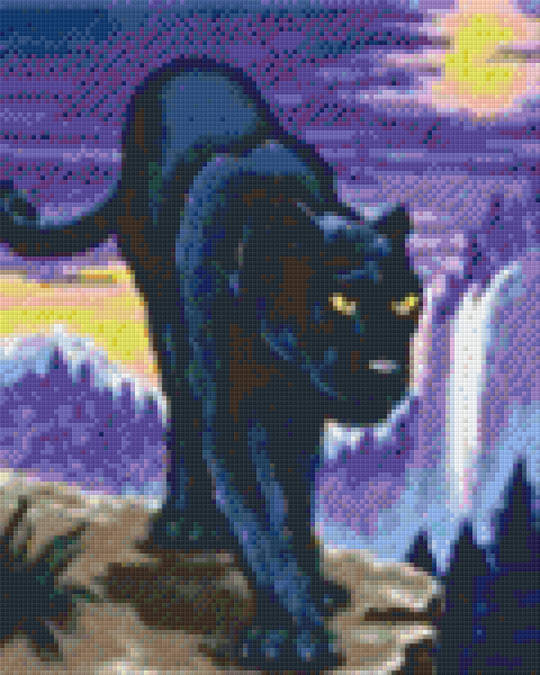 Panther Nine [9] Baseplate PixelHobby Mini-mosaic Art Kit